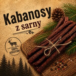 Kabanosy z sarny