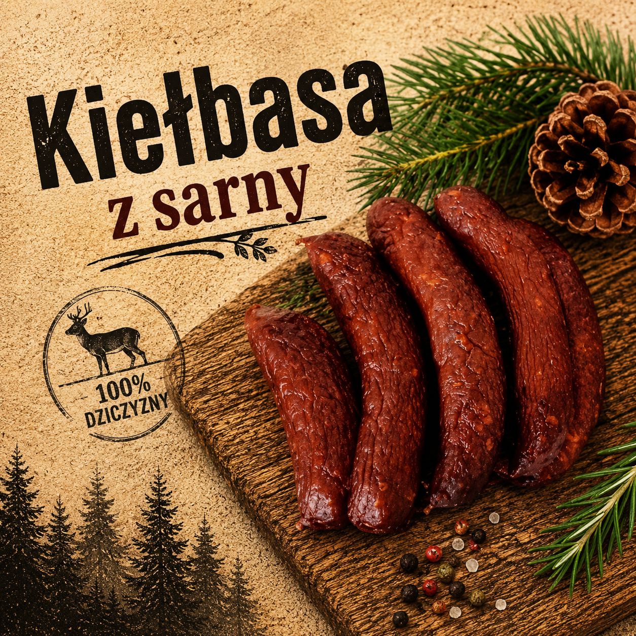 Kiełbasa z sarny