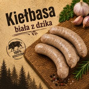 Kiełbasa biała z dzika