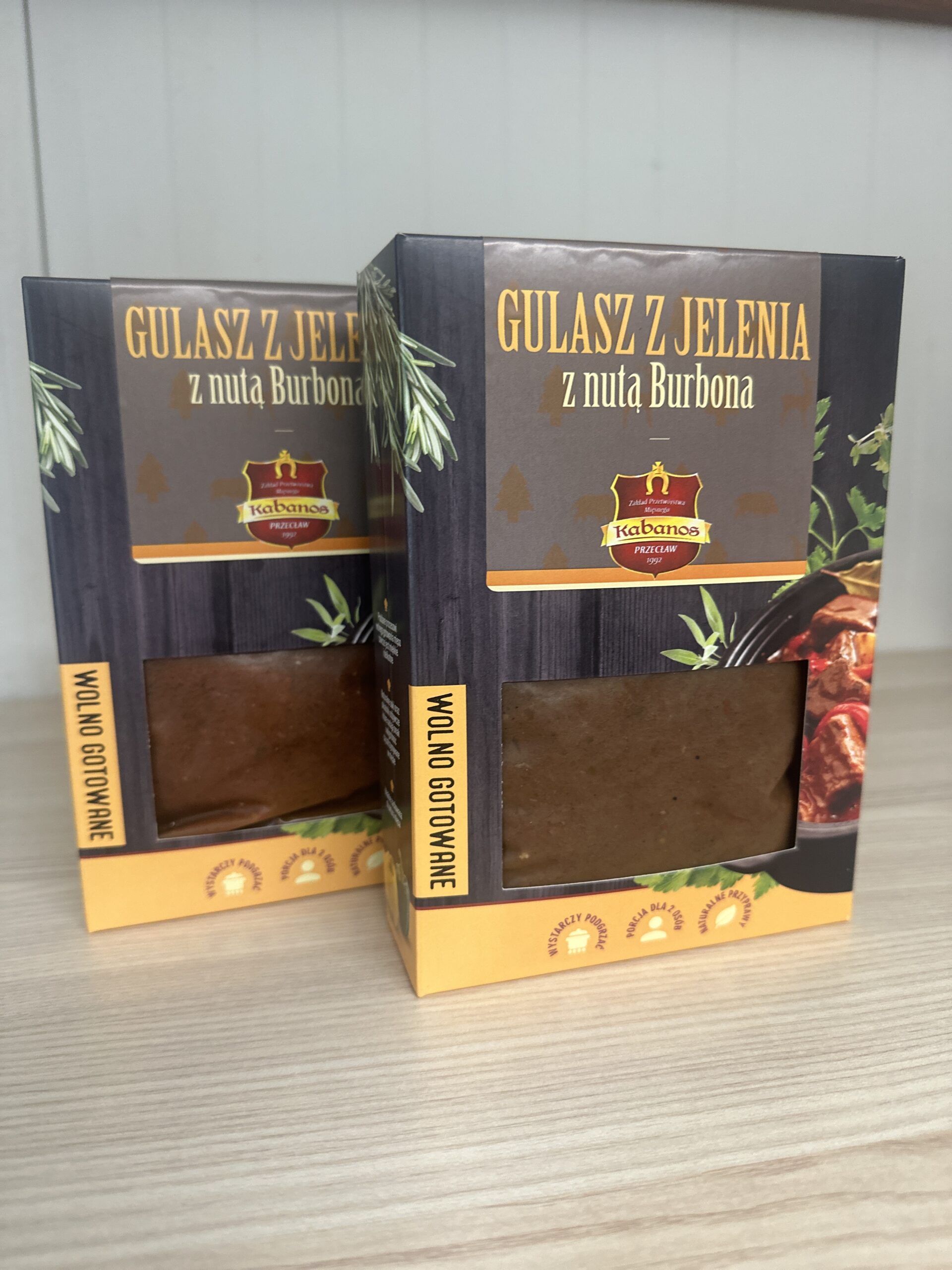 Gulasz z jelenia z nuta Burbona